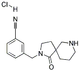 3'-SPIRO-3-[N-(3-CYANO)BENZYL-2-PYRROLIDINONE]-PIPERIDINE HCL Struktur