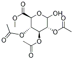 METHYL-2,3,4-TRI-O-ACETYL-D-GLUCOPYRANURONATE Struktur