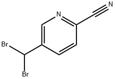 5-(DIBROMOMETHYL)PYRIDINE-2-CARBONITRILE Struktur