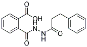 2-[N'-(3-PHENYL-PROPIONYL)-HYDRAZINOCARBONYL]-BENZOIC ACID Struktur