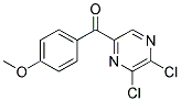 (5,6-DICHLORO-PYRAZIN-2-YL)-(4-METHOXY-PHENYL)-METHANONE Struktur