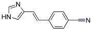 4-[2-(1H-IMIDAZOL-4-YL)-VINYL]-BENZONITRILE Struktur