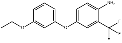 4-(3-ETHOXYPHENOXY)-2-(TRIFLUOROMETHYL)ANILINE Struktur