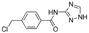 4-CHLOROMETHYL-N-(1H-[1,2,4]TRIAZOL-3-YL)-BENZAMIDE Struktur