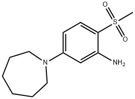 5-(HEXAMETHYLENEIMIN-1-YL)-2-METHYLSULFONYLANILINE Struktur