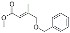 4-BENZYLOXY-3-METHYL-BUT-2-ENOIC ACID METHYL ESTER Struktur