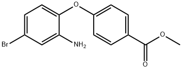 METHYL 4-(2-AMINO-4-BROMOPHENOXY)BENZOATE Struktur