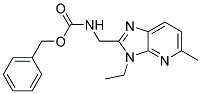 (3-ETHYL-5-METHYL-3H-IMIDAZO[4,5-B]PYRIDIN-2-YLMETHYL)-CARBAMIC ACID BENZYL ESTER Struktur