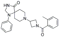 8-[1-(2-METHYLBENZOYL)AZETIDIN-3-YL]-1-PHENYL-1,3,8-TRIAZASPIRO[4.5]DECAN-4-ONE Struktur