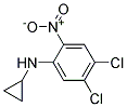 4,5-DICHLORO-N-CYCLOPROPYL-2-NITROANILINE Struktur