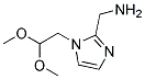 C-[1-(2,2-DIMETHOXYETHYL)IMIDAZOL-2-YL]METHYLAMINE Struktur