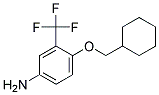 4-(CYCLOHEXYLMETHOXY)-3-(TRIFLUOROMETHYL)ANILINE Struktur