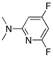 (4,6-DIFLUORO-PYRIDIN-2-YL)-DIMETHYL-AMINE Struktur