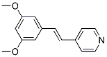 4-[(E)-2-(3,5-DIMETHOXY-PHENYL)-VINYL]-PYRIDINE Struktur