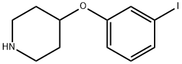 3-IODOPHENYL 4-PIPERIDINYL ETHER Struktur