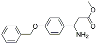 METHYL-3-AMINO-3-(4-BENZYLOXYPHENYL)PROPIONATE Struktur