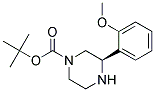 (R)-3-(2-METHOXY-PHENYL)-PIPERAZINE-1-CARBOXYLIC ACID TERT-BUTYL ESTER Struktur