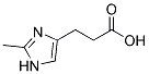 3-(2-METHYL-1H-IMIDAZOL-4-YL)-PROPIONIC ACID Struktur