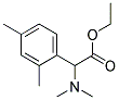 DIMETHYLAMINO-(2,4-DIMETHYL-PHENYL)-ACETIC ACID ETHYL ESTER Struktur