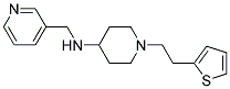 N-(PYRIDIN-3-YLMETHYL)-1-[2-(2-THIENYL)ETHYL]PIPERIDIN-4-AMINE Struktur