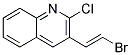 3-((E)-2-BROMO-VINYL)-2-CHLORO-QUINOLINE Struktur