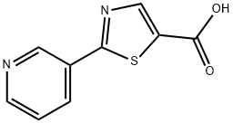 2-(吡啶-3-基)-1,3-噻唑-5-羧酸, 248275-42-5, 結(jié)構(gòu)式