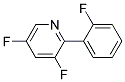 3,5-DIFLUORO-2-(2-FLUORO-PHENYL)-PYRIDINE Struktur