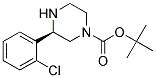 (R)-3-(2-CHLORO-PHENYL)-PIPERAZINE-1-CARBOXYLIC ACID TERT-BUTYL ESTER Struktur