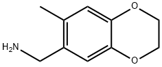 [(7-METHYL-2,3-DIHYDRO-1,4-BENZODIOXIN-6-YL)METHYL]AMINE Struktur