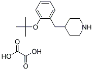 4-(2-TERT-BUTYLOXYBENZYL) PIPERIDINE OXALATE Struktur