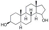 ANTI-ANDROSTAN-15 [5-ALPHA]-3-BETA;17-BETA-DIOL Struktur