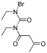 ACETYLBROMODIETHYLACETYLUREA Struktur