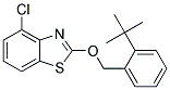 2-TERT-BUTYL-BENZYLOXY-4-CHLORO-BENZOTHIAZOLE Struktur