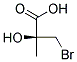 (2S)-3-BROMO-2-HYDROXY-2-METHYLPROPANOIC ACID Struktur