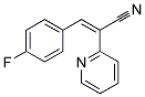 3-(4-FLUOROPHENYL)-2-(2-PYRIDYL)ACRYLONITRILE, TECH Struktur