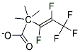 2-(PENTAFLUOROPROPENYL)PIVALAT Struktur