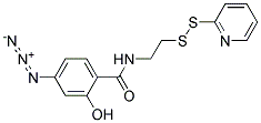 S-[2-(4-AZIDOSALICYLAMIDO)ETHYLTHIO]-2-THIOPYRIDINE Struktur