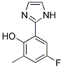 4-FLUORO-2-(1H-IMIDAZOL-2-YL)-6-METHYL-PHENOL Struktur