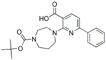 4-(3-CARBOXY-6-PHENYL-PYRIDIN-2-YL)-[1,4]DIAZEPANE-1-CARBOXYLIC ACID TERT-BUTYL ESTER Struktur