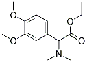 (3,4-DIMETHOXY-PHENYL)-DIMETHYLAMINO-ACETIC ACID ETHYL ESTER Struktur