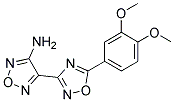 4-[5-(3,4-DIMETHOXYPHENYL)-1,2,4-OXADIAZOL-3-YL]-1,2,5-OXADIAZOL-3-AMINE Struktur