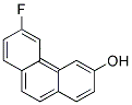 3-FLUORO-6-HYDROXYPHENANTHRENE Struktur