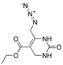 ETHYL 6-(AZIDOMETHYL)-2-OXO-1,2,3,4-TETRAHYDROPYRIMIDINE-5-CARBOXYLATE Struktur