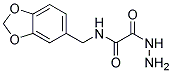 N-(1,3-BENZODIOXOL-5-YLMETHYL)-2-HYDRAZINO-2-OXOACETAMIDE Struktur