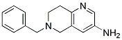 6-BENZYL-5,6,7,8-TETRAHYDRO-1,6-NAPHTHYRIDIN-3-AMINE Struktur