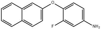 3-FLUORO-4-(2-NAPHTHYLOXY)ANILINE Struktur