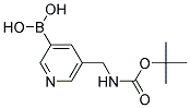 (5-([(TERT-BUTOXYCARBONYL)AMINO]METHYL)PYRIDIN-3-YL)BORONIC ACID Struktur