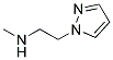 N-METHYL-2-(1H-PYRAZOL-1-YL)ETHANAMINE Struktur