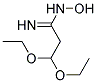 3,3-DIETHOXY-N-HYDROXY-PROPIONAMIDINE Struktur