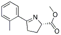 (S)-5-(2-METHYL-PHENYL)-3,4-DIHYDRO-2H-PYRROLE-2-CARBOXYLIC ACID METHYL ESTER Struktur